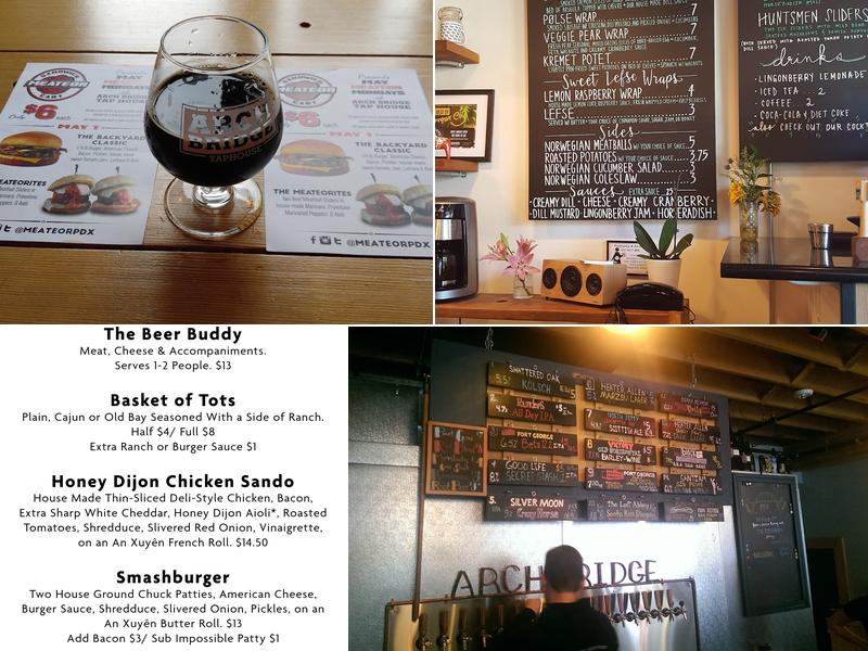 Arch Bridge Taphouse Menu