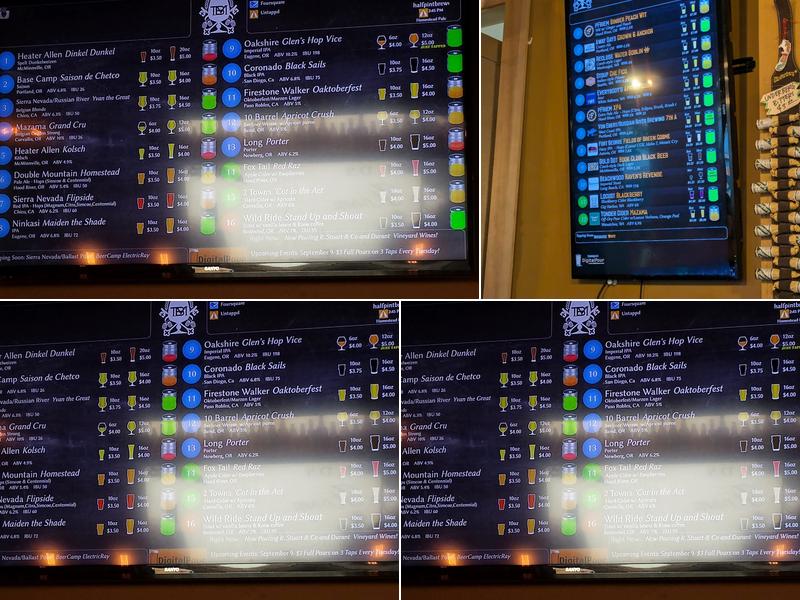 The Bitter Monk Menu