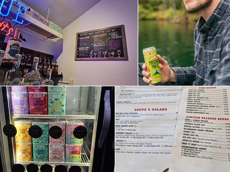 Rogue Spirits Sunset Bar Menu