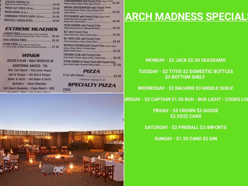 Mc Patton's Pub Menu