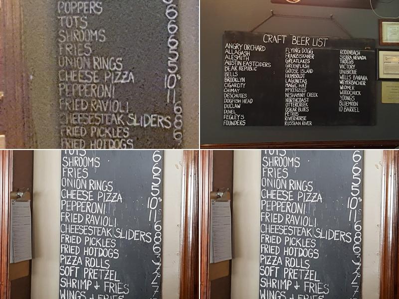 Bar 31 Menu
