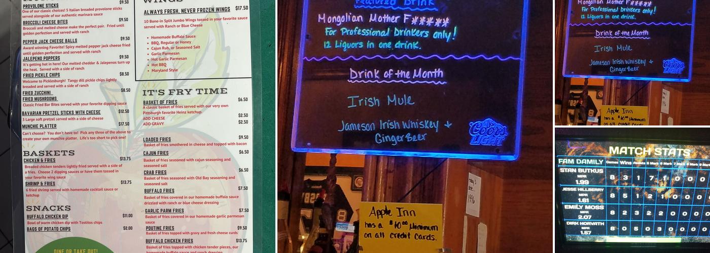 Apple Inn Menu