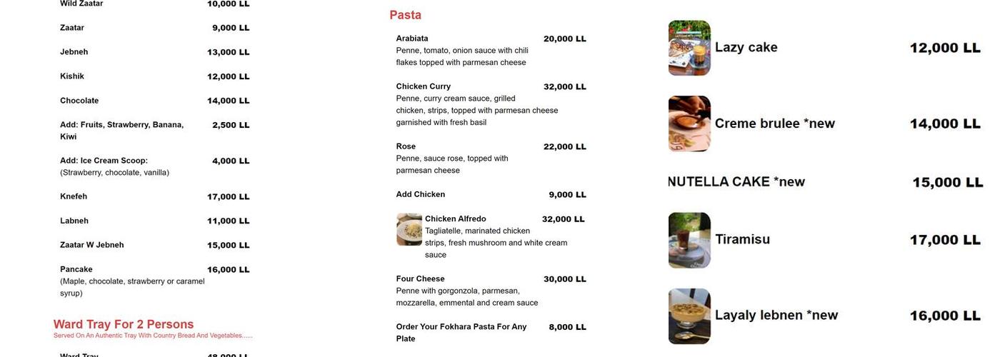 Steggie's 9th Ward Café Menu