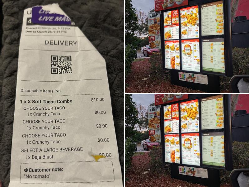 Taco Bell Menu
