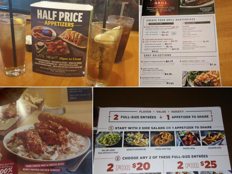 Applebee's Grill + Bar Menu