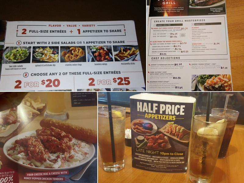 Applebee's Grill + Bar Menu