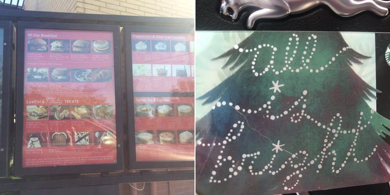 Starbucks Coffee Company Menu