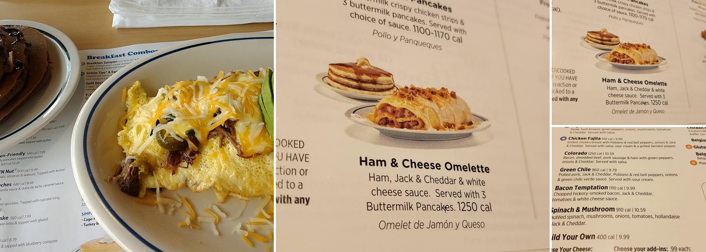 IHOP Menu