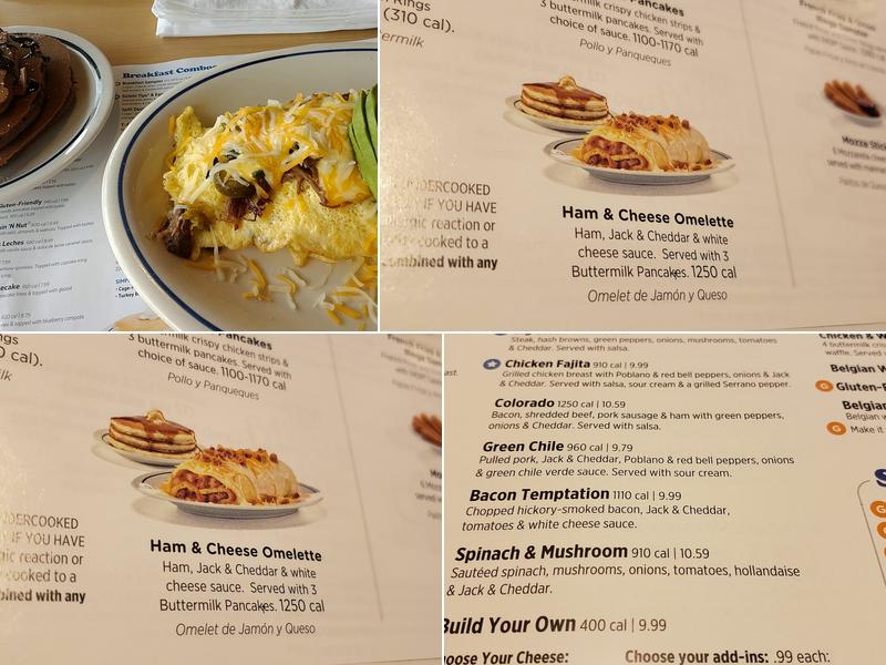 IHOP Menu