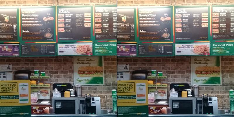 Subway Menu