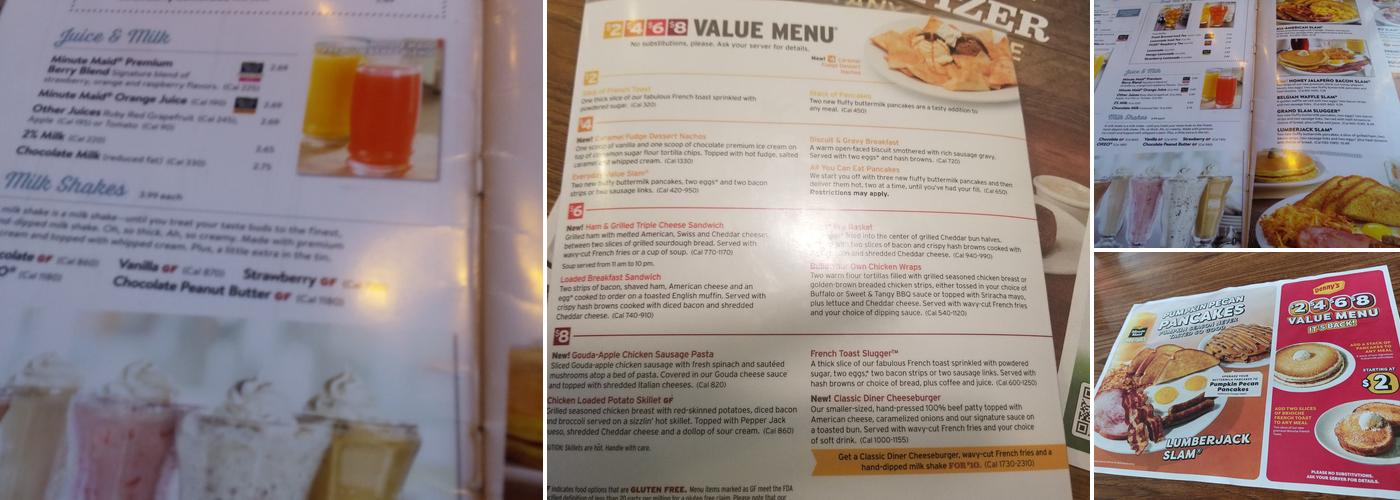 Denny's Menu