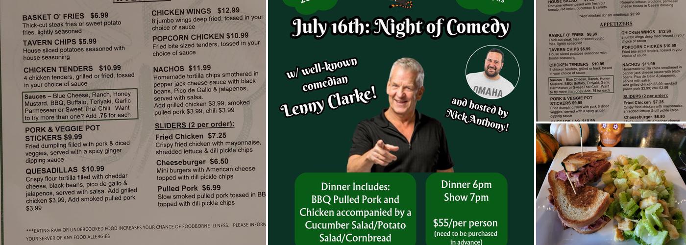 Tammany Hall Pub & Parlor Menu