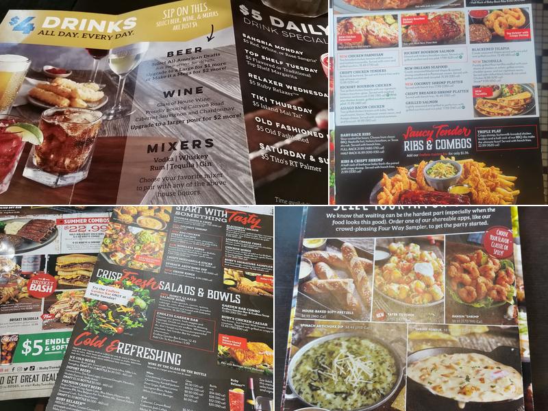 Ruby Tuesday Menu