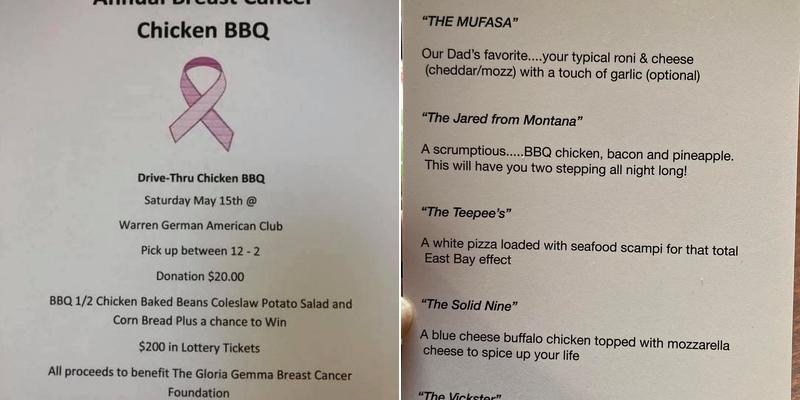 Market Street Pub Menu