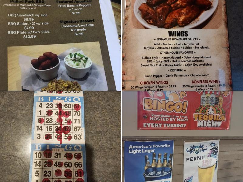 Wings & Ale Menu
