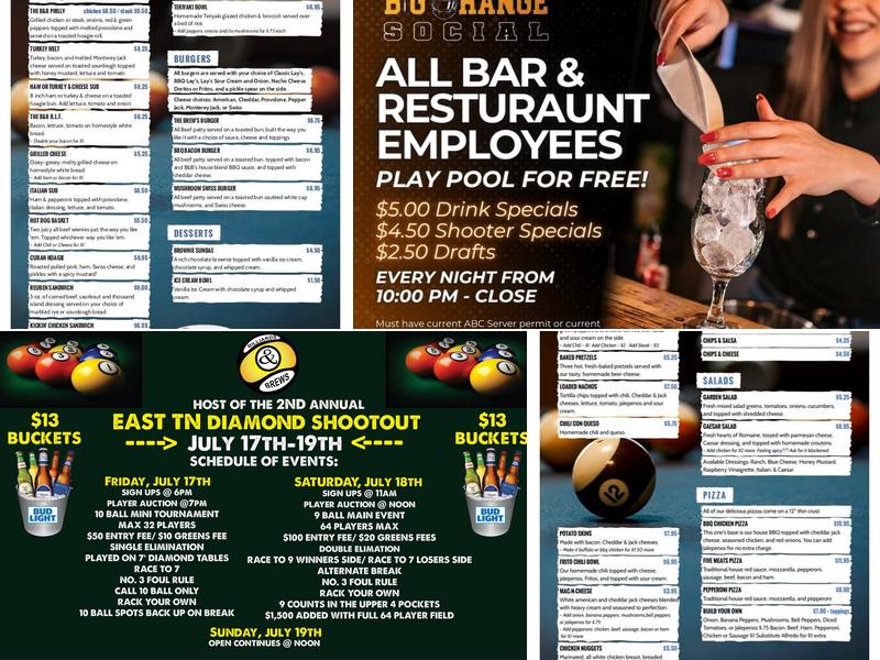 Big Orange Social Menu