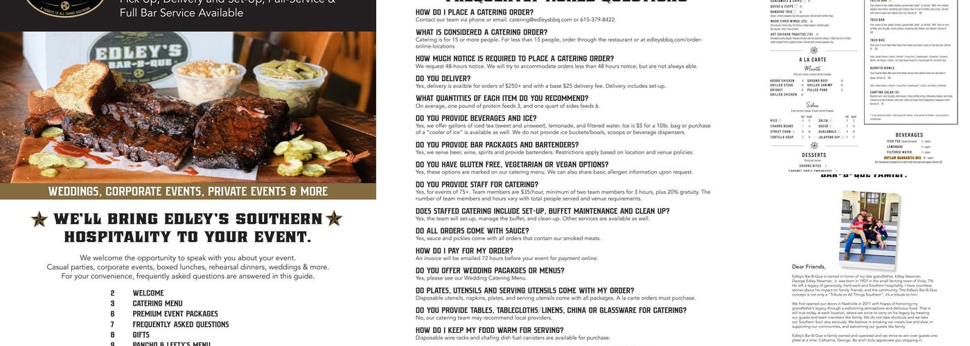 Edley's Bar-B-Que Menu
