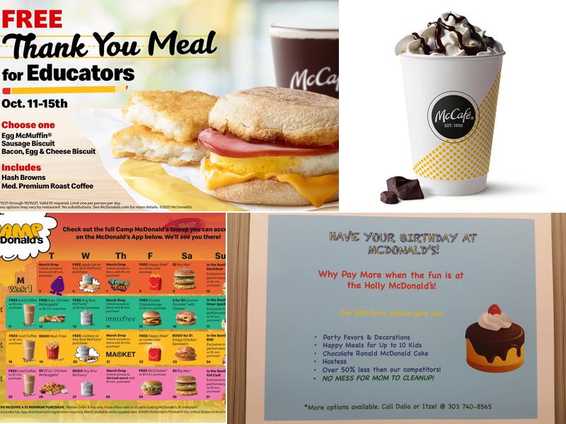 McDonald's Menu