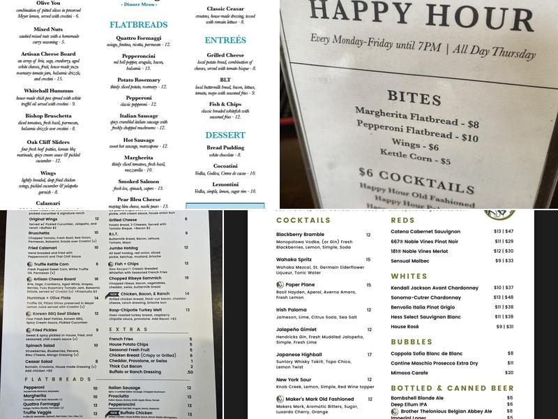 Bishop Exchange Menu