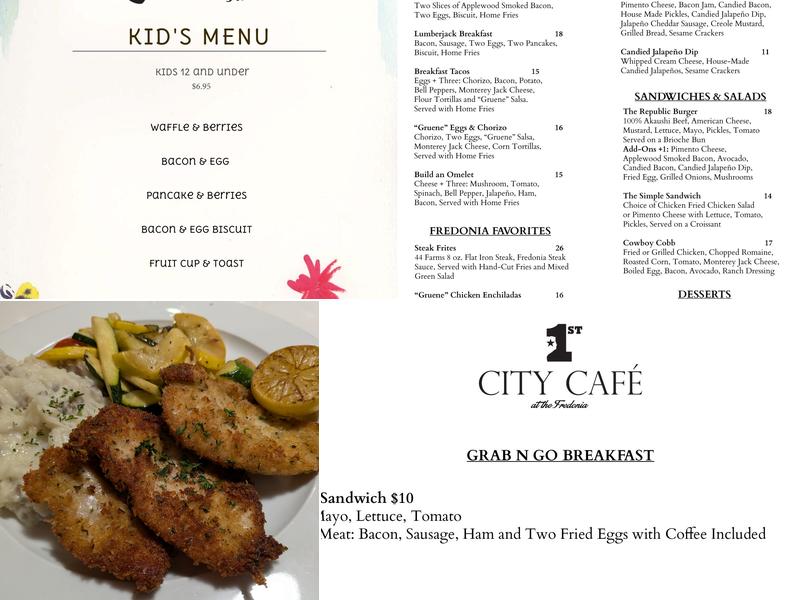 Nine Flags Bar Menu