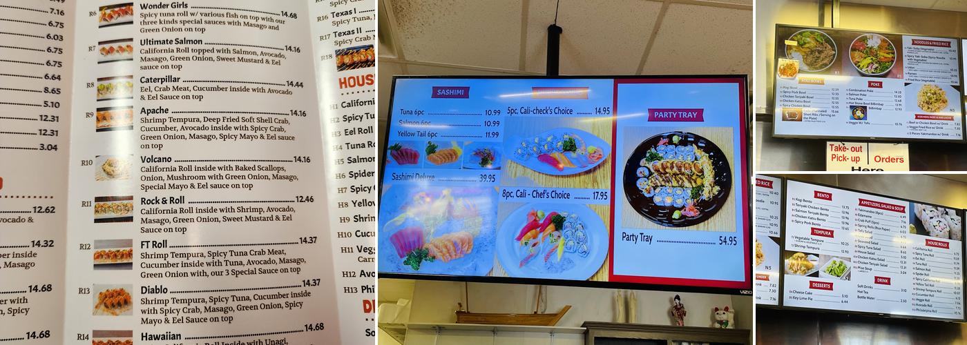 Kogibowl Sushi Bar Menu