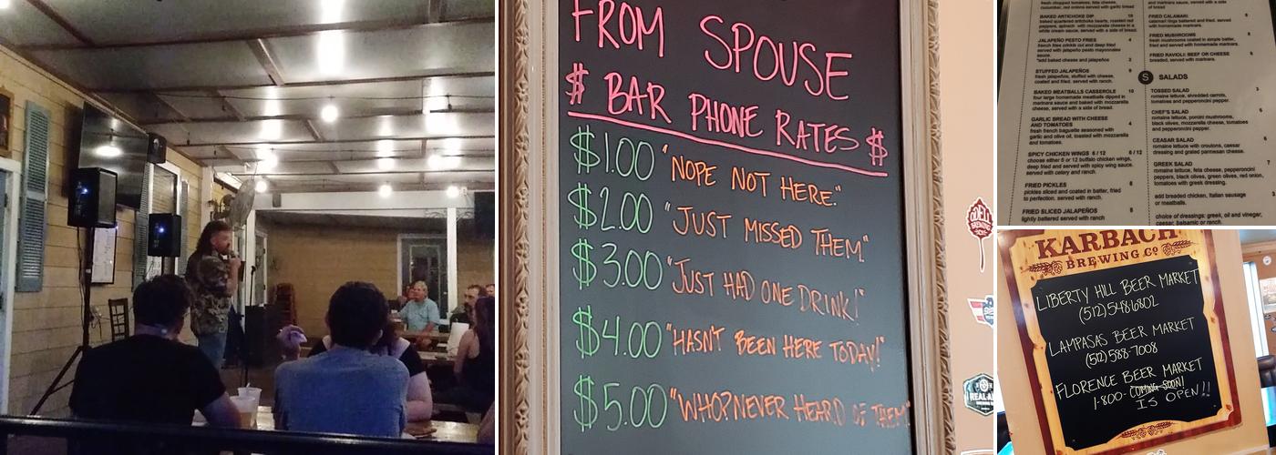 Leander Beer Market Menu