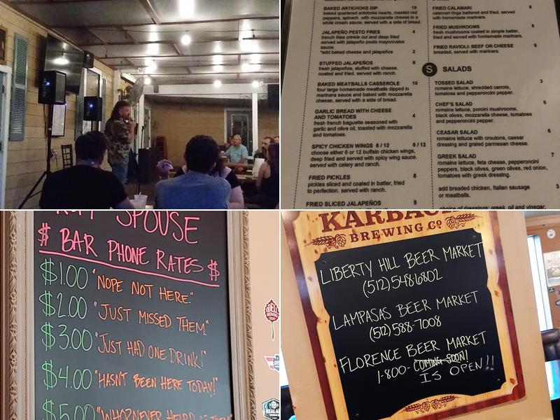 Leander Beer Market Menu