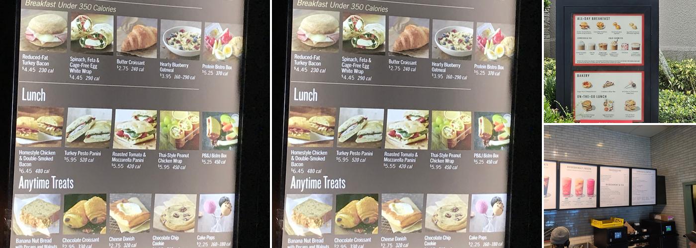 Starbucks Menu