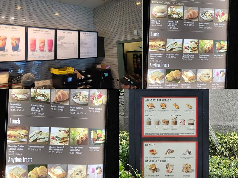Starbucks Menu