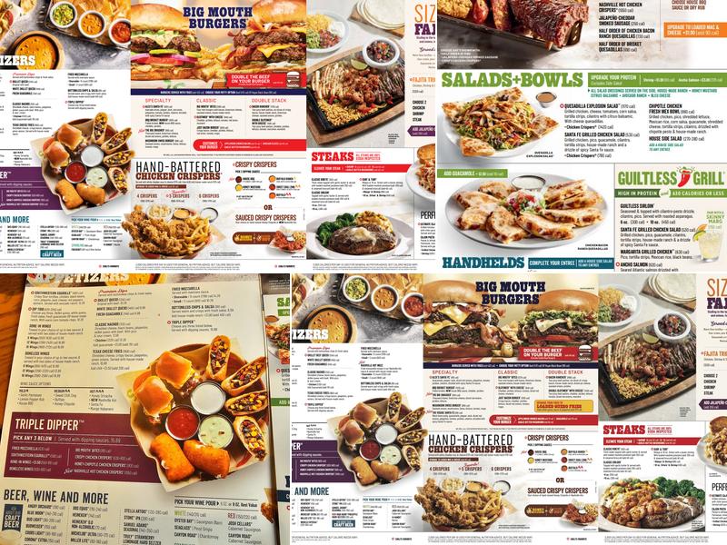 Chili's Grill & Bar Menu