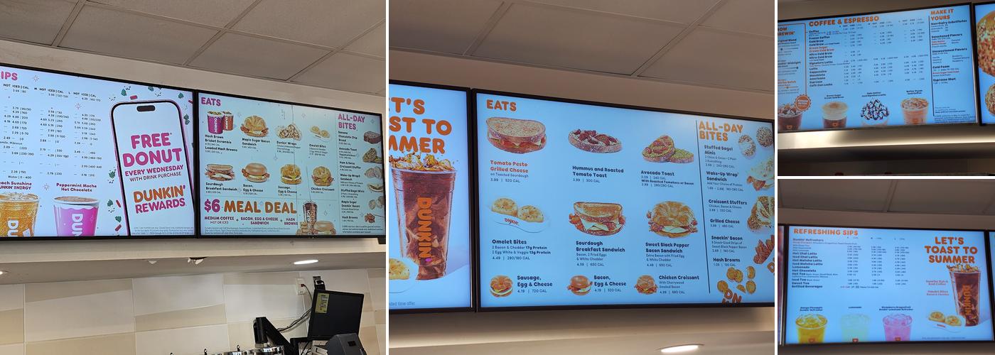 Dunkin' Menu