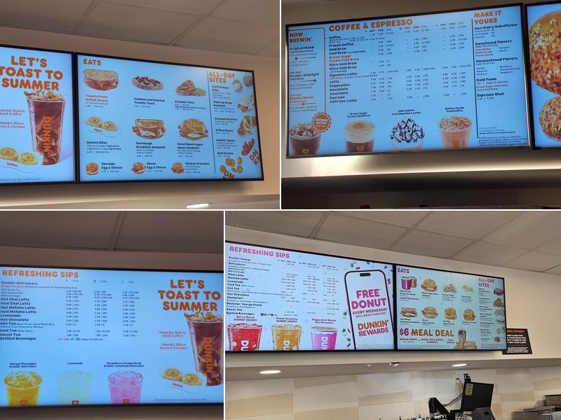 Dunkin' Menu