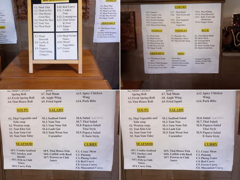 The Hidden Treehouse Menu