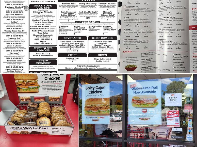 Firehouse Subs Lake Mary Menu