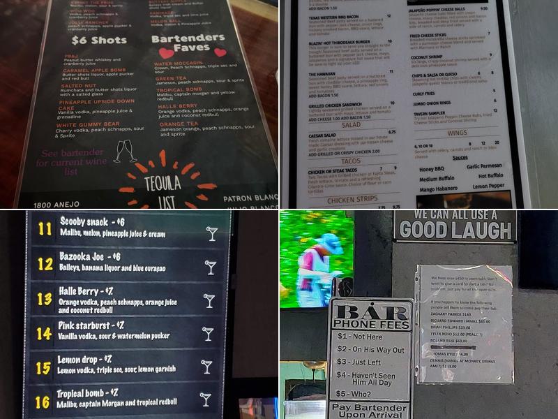 Spring Tavern Menu