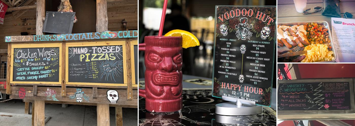 Voodoo Hut Menu