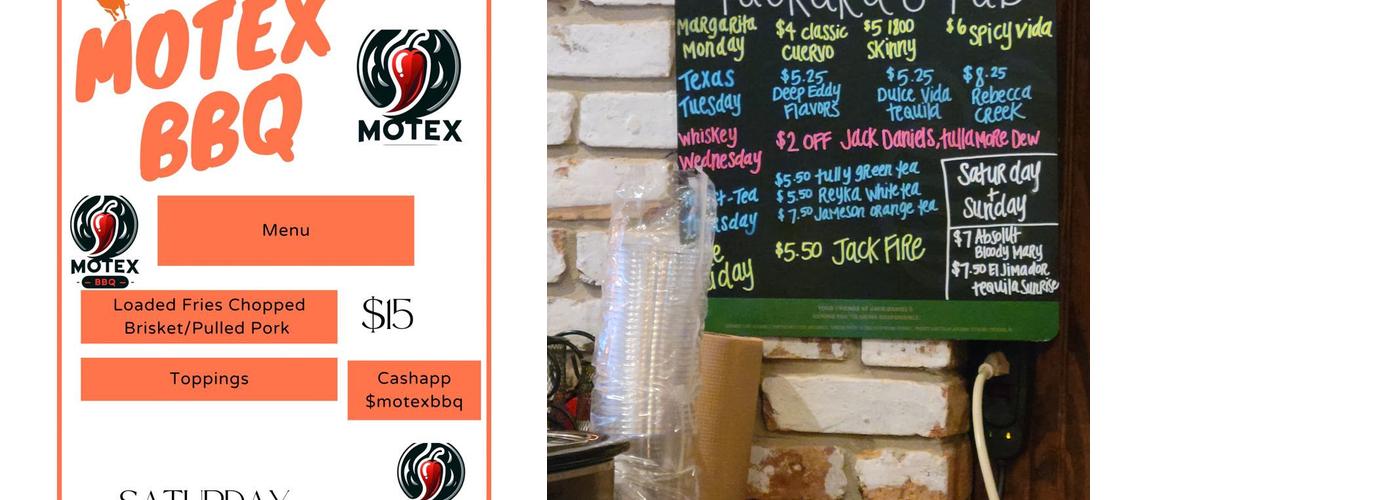 Packard's Pub Menu