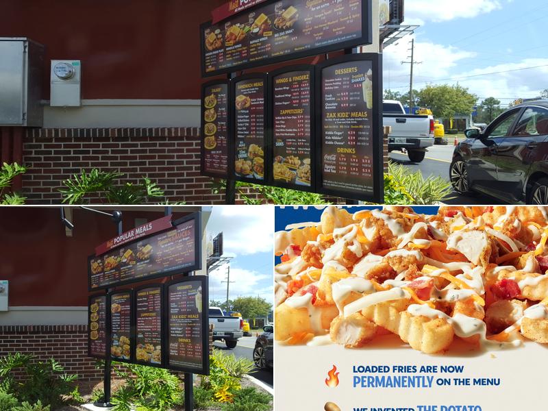 Zaxby's Chicken Fingers & Buffalo Wings Menu