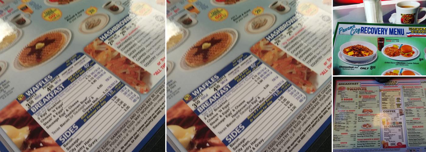 Waffle House Menu