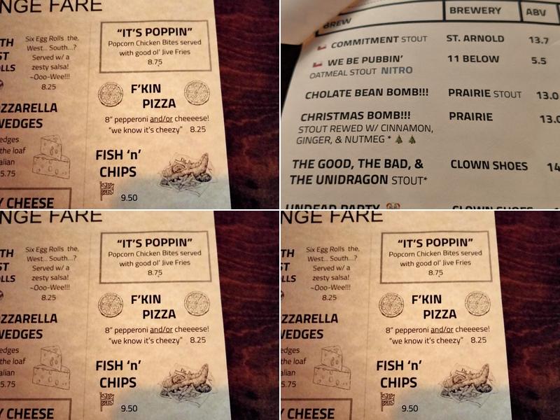 Jive Menu