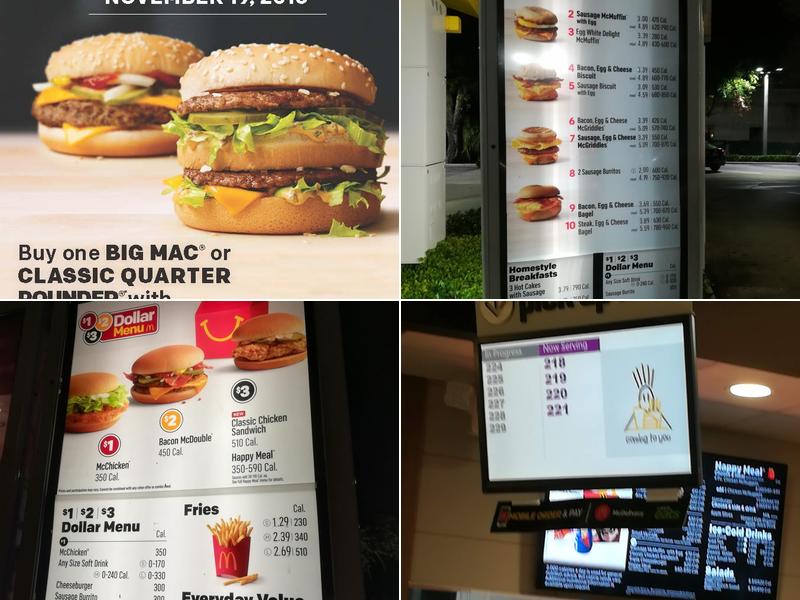 McDonald's Menu