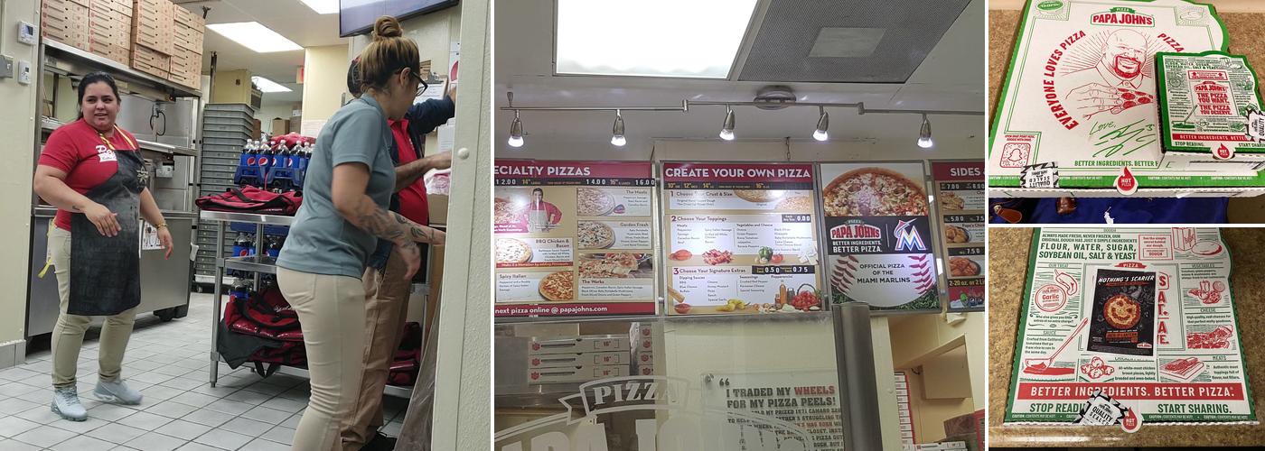 Papa Johns Pizza Menu