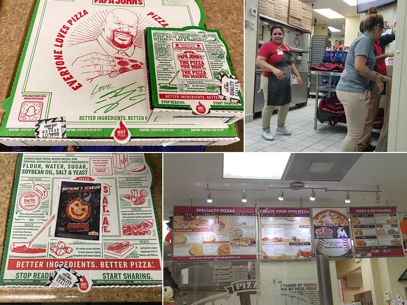 Papa Johns Pizza Menu