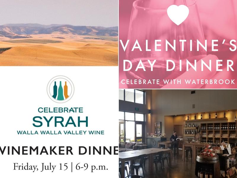 Waterbrook Tasting Room & Restaurant Menu