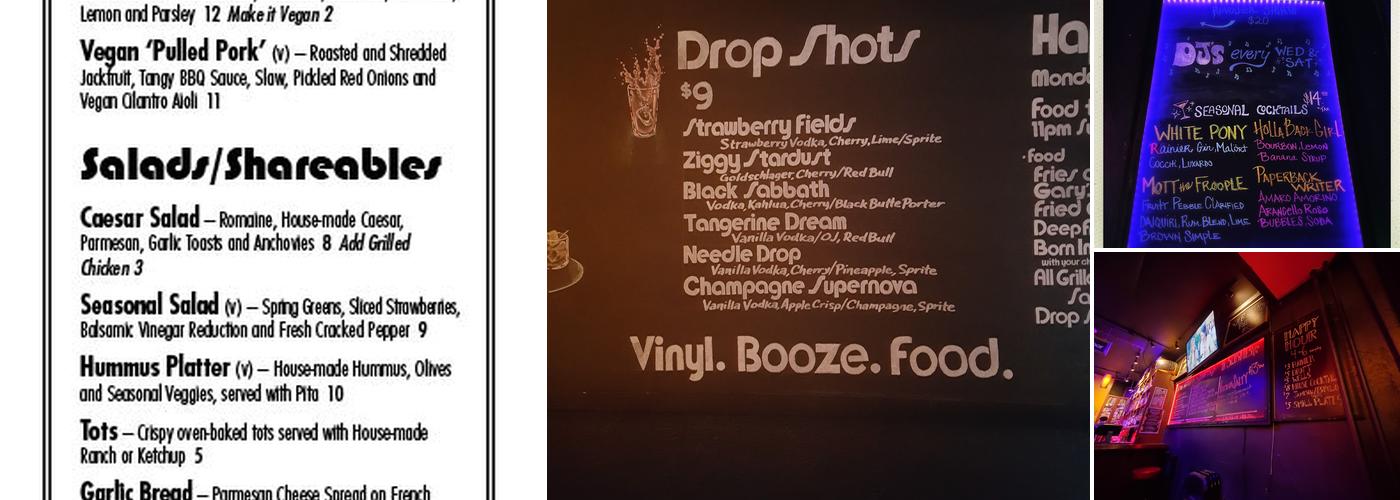 Revolver Bar Menu