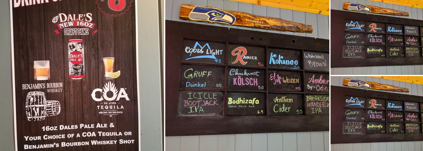 The Corner Pub Menu