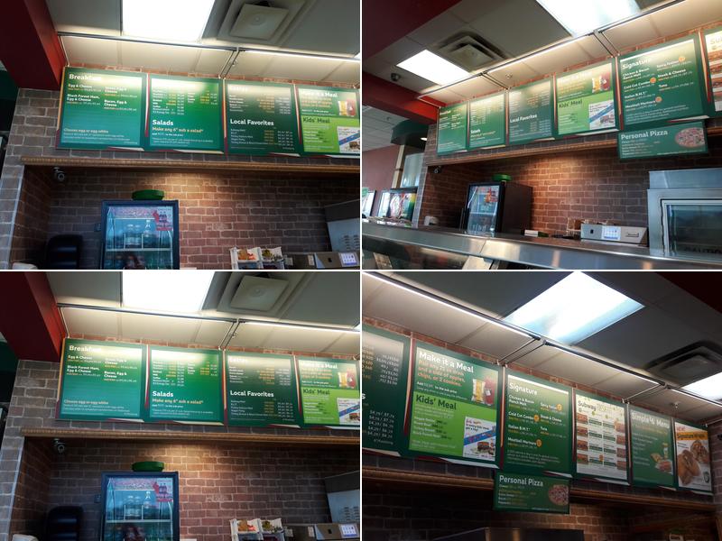 Subway Menu