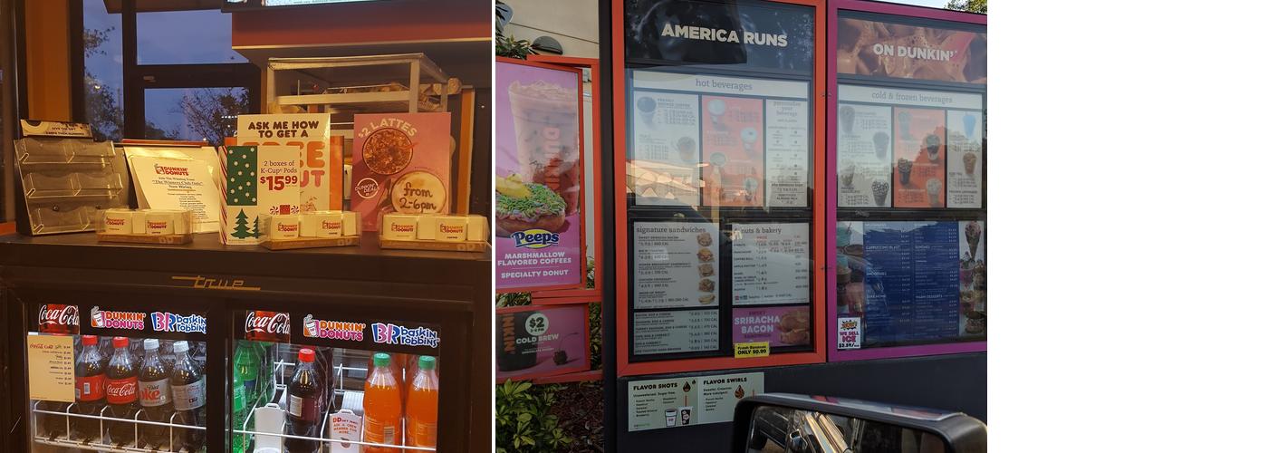 Dunkin' Menu