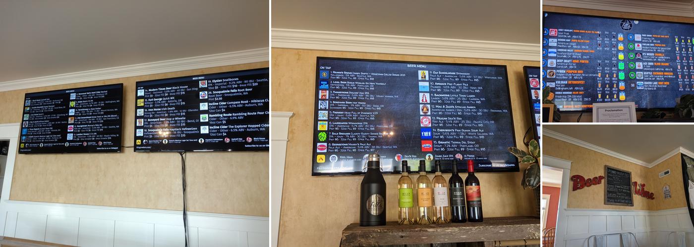 Fill's Growlers Menu