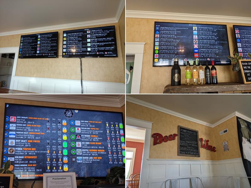 Fill's Growlers Menu